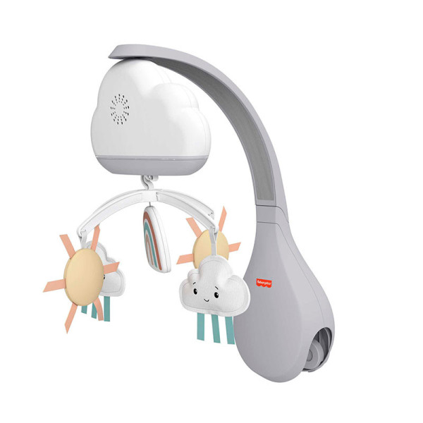 Мобіль нічник 2 в 1 Фішер прайс Грайливі хмаринки Fisher-Price Rainbow Showers to Bedside Mobile (HBP40)