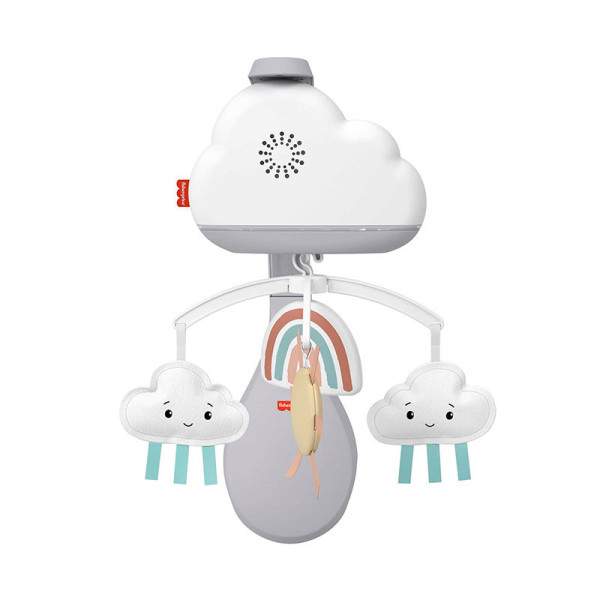 Мобіль нічник 2 в 1 Фішер прайс Грайливі хмаринки Fisher-Price Rainbow Showers to Bedside Mobile (HBP40)
