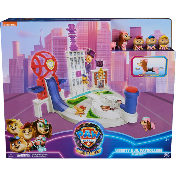 Ігровий набір Щенячий патруль Мегакіно Ліберті та юні патрульні Paw Patrol The Mighty Movie Liberty and Junior Patroller Spin Master (6067863)