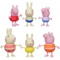 Набір з 6 фігурок Друзі Свинки Пеппи Час плавання Peppa Pig Peppa's Adventures Swim Time Figure 6-Pack Hasbro (F2606)