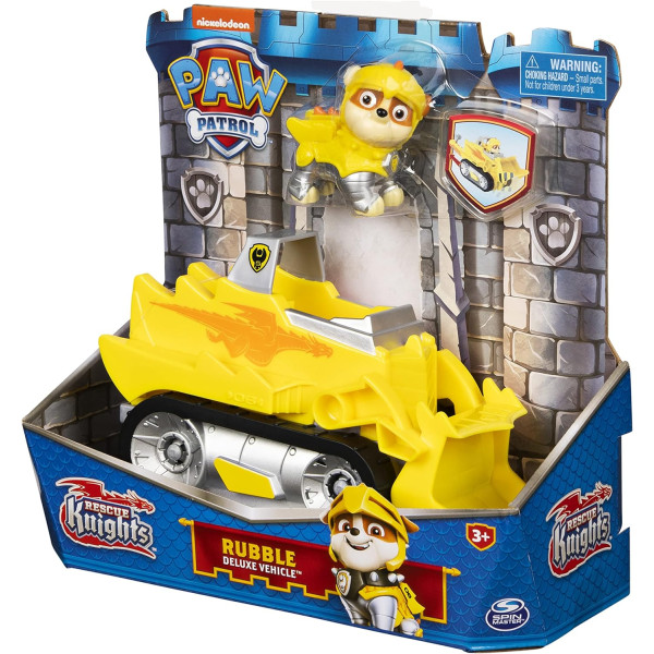 Щенячий патруль рятувальний автомобіль лицаря Здорованя Paw Patrol Rescue Knights Rubble Transforming Toy Car (6063587)