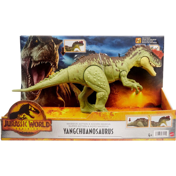 Динозавр Янгчуанозавр Світ Юрського Періоду Jurassic World Dominion Massive Action Yangchuanosaurus Dinosaur Mattel (HDX49)