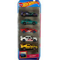 Набір з 5 машинок Хот Вілс Hot Wheels HW Drift 5-Pack (HLY75)