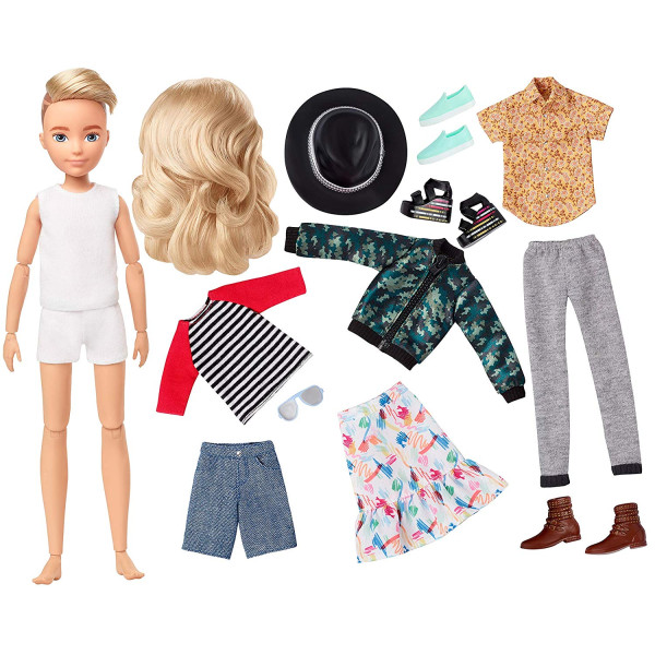 Лялька Творимий світ, світле хвилясте волосся Creatable World Deluxe, Blonde Wavy Hair (GGT67)