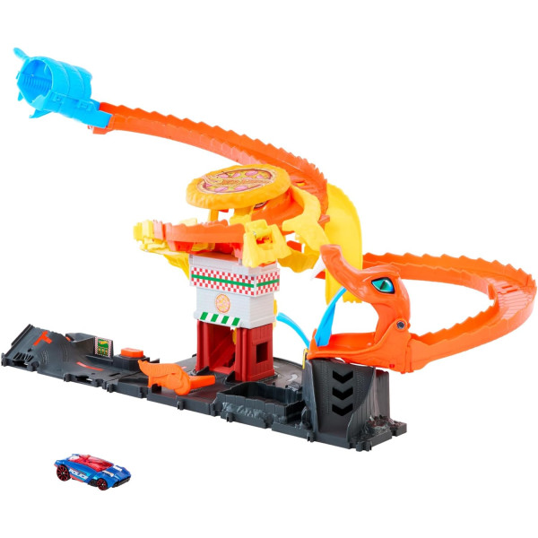 Трек Хот Вілс Атака Кобри Hot Wheels City Pizza Slam Cobra Attack (HTN81)