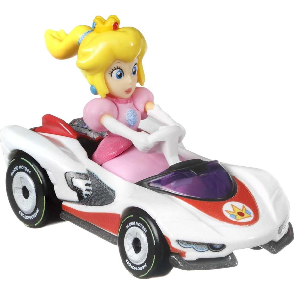 Набір з 4 машинок Хот Вілс Маріо Карт Hot Wheels Mario Kart Vehicle 4-Pack Set (GWB38)