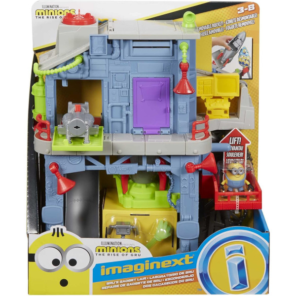 Ігровий набір Фішер Прайс Лігво Міньйонів Гру Fisher-Price Imaginext Minions Gru's Gadget Lair (GMP35)