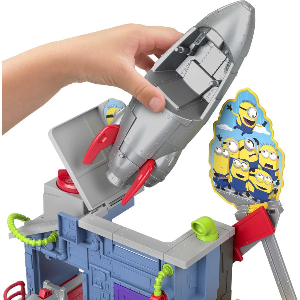 Ігровий набір Фішер Прайс Лігво Міньйонів Гру Fisher-Price Imaginext Minions Gru's Gadget Lair (GMP35)