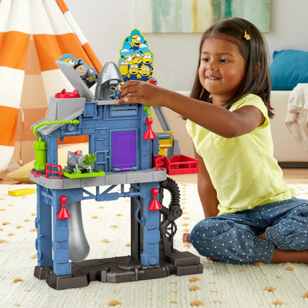 Ігровий набір Фішер Прайс Лігво Міньйонів Гру Fisher-Price Imaginext Minions Gru's Gadget Lair (GMP35)