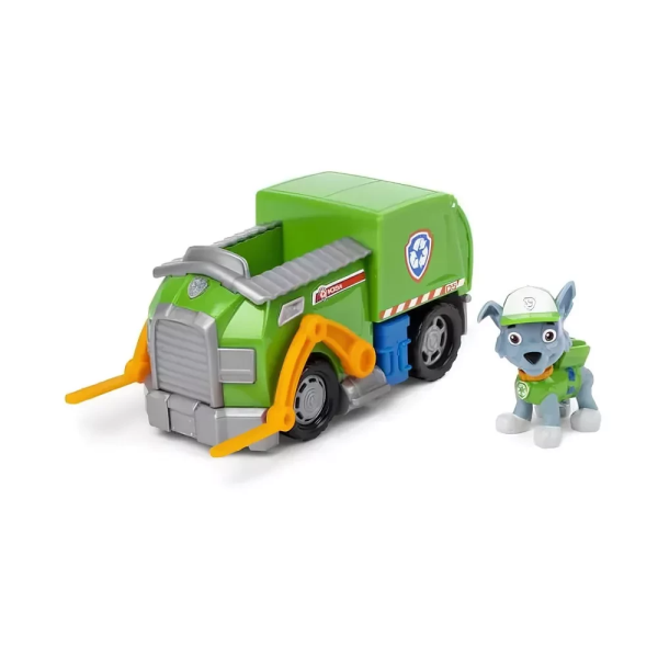 Щенячий патруль Рятувальний навантажувач Роккі Paw Patrol Rocky’s Recycle Truck Vehicle with Collectible Figure Spin Master (6068854)