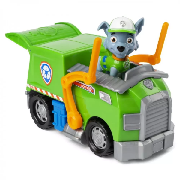 Щенячий патруль Рятувальний навантажувач Роккі Paw Patrol Rocky’s Recycle Truck Vehicle with Collectible Figure Spin Master (6068854)