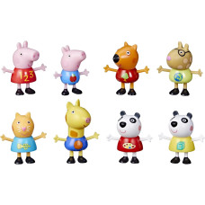 Набор из 8 фигурок Друзья Свинки Пеппы в школьном классе Peppa Pig School Classroom Toy Figures 8-Pack Hasbro (F2396)