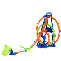 Трек Хот Вілс Потрійна петля Hot Wheels Track Builder Action Triple Loop Kit (HMX38)
