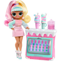 Кукла ЛОЛ Сюрприз Кендилишес Маникюр Магазин Мороженого LOL Surprise OMG Sweet Nails Candylicious Sprinkles Shop (503781)