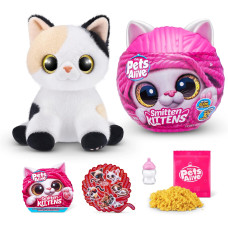 Інтерактивна іграшка Грайливі кошенята Каліко кіт Мінкс Pets Alive Smitten Kittens Surprise Calico Cat Minx (9541J)